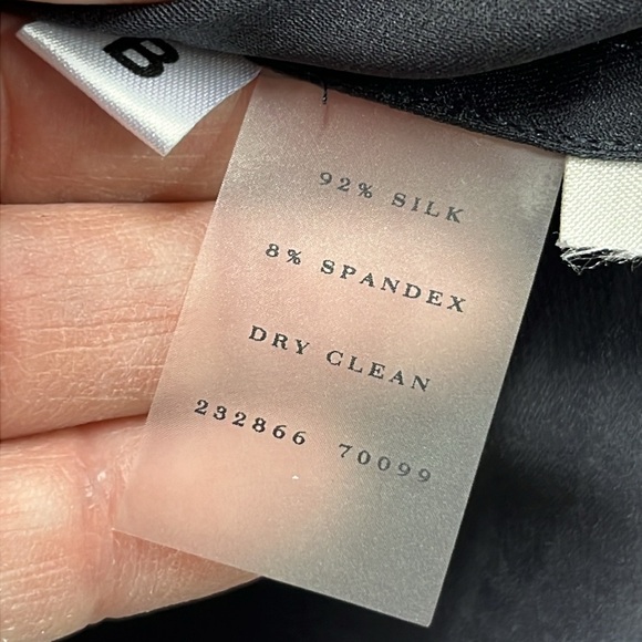 ANN TAYLOR Silk Blend Scoop Neck Seam Detail Gunmetal Grey Tank Blouse Top SZ - Picture 12 of 14